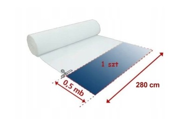 ШТОРА БАТИСТ МОРОЗ ВЕС СВИНЦА НА МЕТР, ГЛЯНЦЕВАЯ ВУАЛЬ, ВЫСОТА 280 СМ