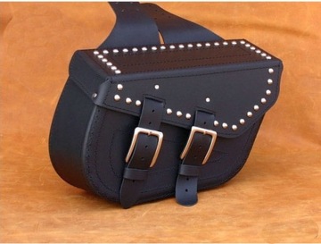 СУМКИ БОКОВЫЕ ДЛЯ МОТОЦИКЛА, КОЖА, 42x25x13см