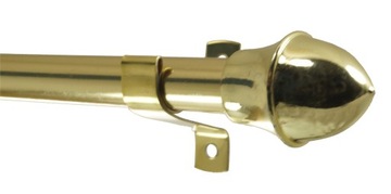 Mini karnisz zazdr CAFE dł. 55-85 cm ZŁ POŁYSK