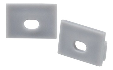 Profil LED Regips 1m Do Taśm LED Anodowany klosz mleczny zaślepki Zestaw