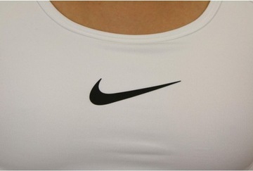 Nike biustonosz sportowy biały Swoosh Bra rozmiar XS