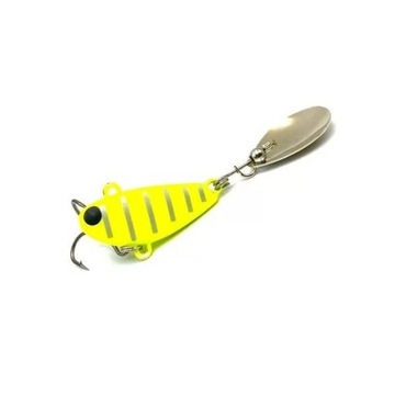 Przynęta Wirujący ogonek HURRICANE buzzet BULLET 15g. Yellow ACID