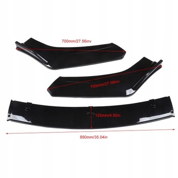 ЮБКА ПЕРЕДНЕГО БАМПЕРА УНИВЕРСАЛЬНЫЙ РАЗДЕЛИТЕЛЬ