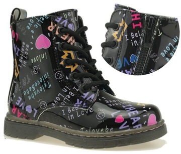 DZIEWCZĘCE TRZEWIKI PÓŁBUTY DZIECIĘCE BOTKI BUTY PRZEJŚCIOWE SUWAK R. 23