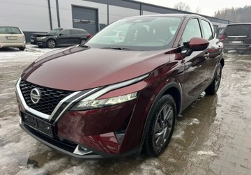 Nissan Qashqai III Crossover 1.3 DIG-T MHEV 140KM 2022 Nissan Qashqai 1.3 Benzyna 140 KM LED Nawigacja Kamera Radar Sensor 1.3
