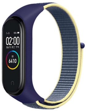PASEK DO XIAOMI MI BAND 3/4/5/6/7 OPASKA NYLONOWA DO SMARTBAND - ALASKAN