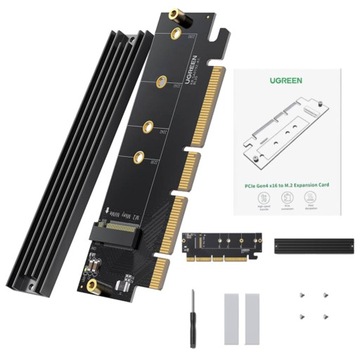 Adapter UGREEN CM465 PCIe 4.0 x16 M.2 NVMe M-Key