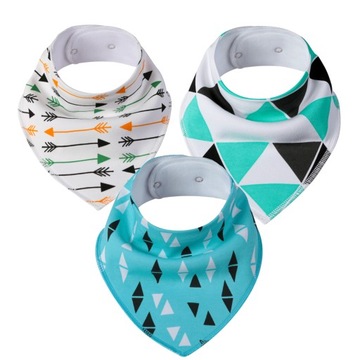 Нагрудник из 100% хлопка, шарф-шарф.