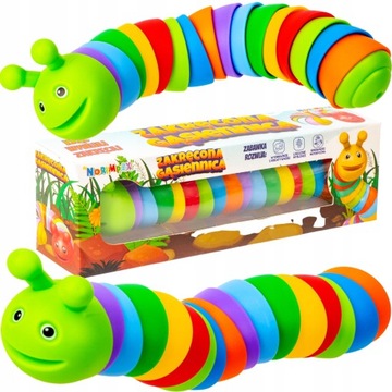 GĄSIENICA MONTESSORI SENSORYCZNA TĘCZOWA RELAKS