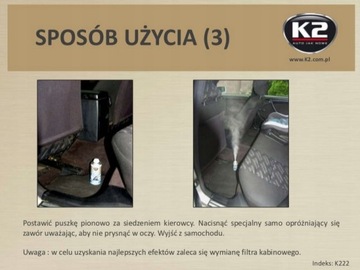 K2 KLIMA FRESH ODGRZYBIACZ DO KLIMATYZACJI KLIMY ODŚWIEŻACZ