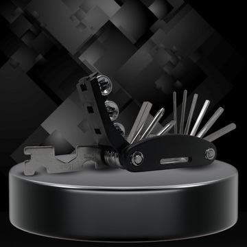 НАБОР КЛЮЧЕВЫХ КЛЮЧЕЙ ДЛЯ ВЕЛОСИПЕДА MULTITOOL 16в1