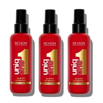 REVLON UNIQ ONE ODŻYWKA KURACJA ZESTAW 3 X 150ML ODŻYWIENIE I NAWILŻENIE