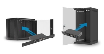 Коммутатор Lanberg RSFE-8P-2GE-120 8xPoE,2xGb Upl,Rack