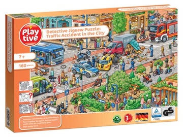 PLAYTIVE Łamigłówka Detektyw WERSJA NIEMIECKA