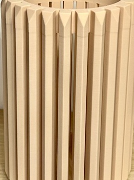 Unikalny wazon flakon na kwiaty LEGO ICONS suszone sztuczne TERIS MAX BEŻ