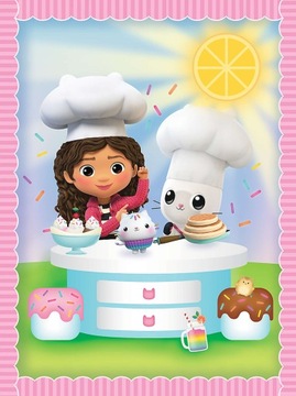 ДОМ КОШКИ ГАБИ 2 В 1 ИГРА-ПАМЯТЬ + ПАЗЗЛ С КУБИКАМИ