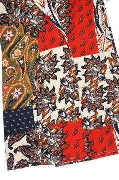 ZARA_Piękna SUKIENKA_tunika koszulowa kolory ornament prosta JAK NOWA_36