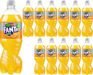 12 x 850 ML FANTA ZERO Bez dodatku cukru | ZGRZ