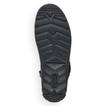 RIEKER - REMONTE damskie buty, botki, traper, czarne R8480