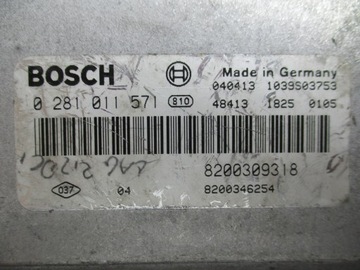 ESPACE LAGUNA 2.2 DCI ŘÍZENÍ MOTORU 0281011571