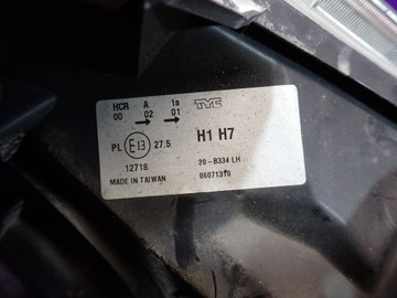 BOXER II 06- SVĚTLOMET LEVÝ SVĚTLO PŘEDNÍ 20B334LH