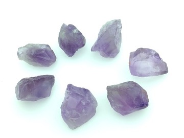 kryształy ametystu surowego bryłka 2,8-3,5cm
