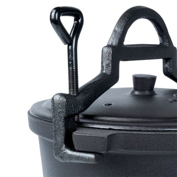 Чугунный казан, Венгерский охотничий котел для жаркого, камин, 4л.