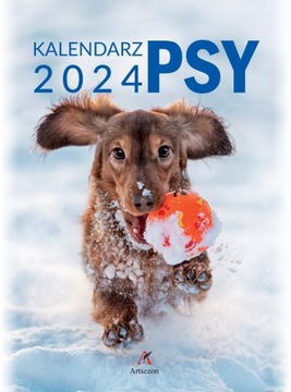 Kalendarz ścienny B4 2024 Psy Crystal Clean