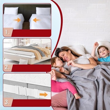 ŁĄCZNIK DO MATERACA PAS ŁĄCZENIE ŁÓŻEK W JEDNO DUŻE 10M*50MM DO HOTELU,DOMU