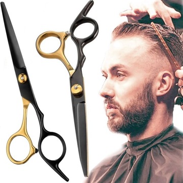 PROFESJONALNE NOŻYCZKI FRYZJERSKIE DO STRZYŻENIA WŁOSÓW BARDZO OSTRE BARBER