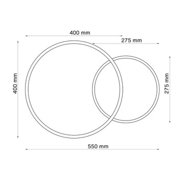 LAMPA LED RING LAMPA SUFITOWA PLAFON ŻYRANDOL RING