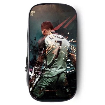 НОВЫЙ красивый складной двойной пенал CR7 Ronaldo PATTERNS, большая вместимость