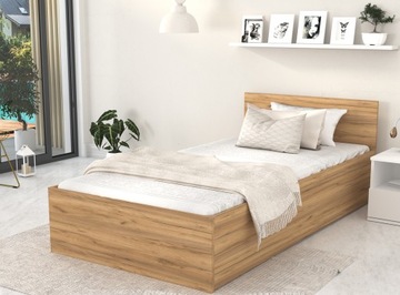 Łóżko 90x200 stelaż + materac PANAMA DM
