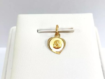 ZJAWISKOWA ZŁOTA ZAWIESZKA SERCE P333 0,52G