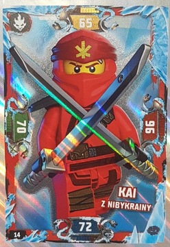 LEGO NINJAGO KARTA Odblaskowa - Seria 5 nr 14