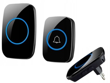 DZWONEK BEZPRZEWODOWY DO DRZWI 60 melodii 300m