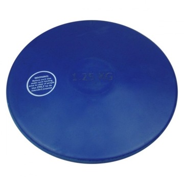 DYSK DO RZUTU GUMOWY LEKKOATLETYCZNY 1,25 kg