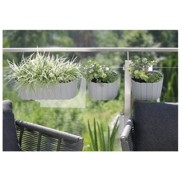 БАЛКОННЫЙ ЦВЕТОЧНЫЙ ГОРШОК ДЛЯ БАЛКОНА PROSPERPLAST BOX 383 ММ