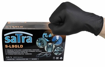 RĘKAWICE WARSZTATOWE NITRYLOWE EXTRA GRUBE XL 100s