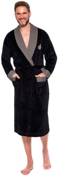 ХАЛАТ МУЖСКОЙ ВЕЛЮРОВЫЙ - АТЛАСНЫЙ ВОРОТНИК XXL