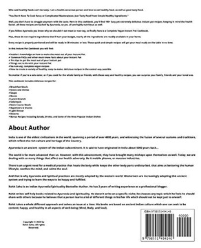 Sahu, Rohit Step-By-Step Beginners Instant Pot Cookbook (Vegan): 100+ Easy,