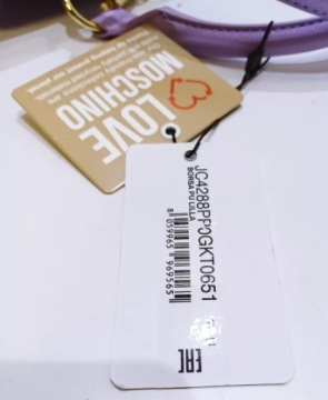 ФИОЛЕТОВАЯ СУМОЧКА LOVE MOSCHINO МОДЕЛЬ JC4288PP0GKT0651