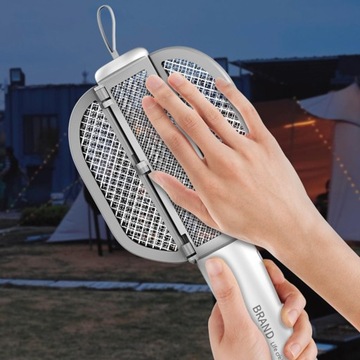 Складная автоматическая лампа Swatter для домашнего использования, серая