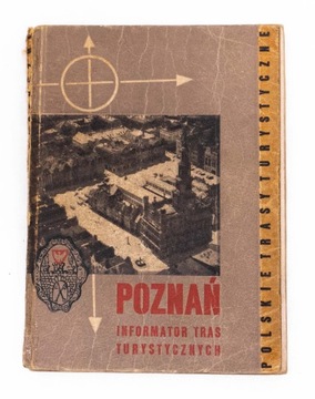 STARA KSIĄŻKA INFORMATOR TURYSTYCZNY POZNAŃ 1966