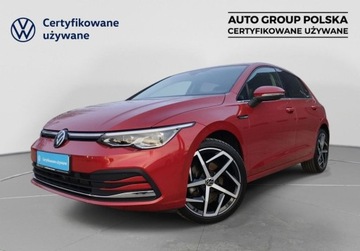 Volkswagen Golf VIII Hatchback 1.5 TSI EVO 130KM 2022 Volkswagen Golf Style, FV 23, ACC, Czujniki parkowania, Ambiente, Indukcja