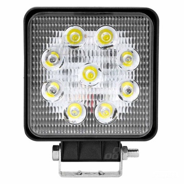 LAMPA ROBOCZA 9LED 110x110 35W FLAT 9-36V