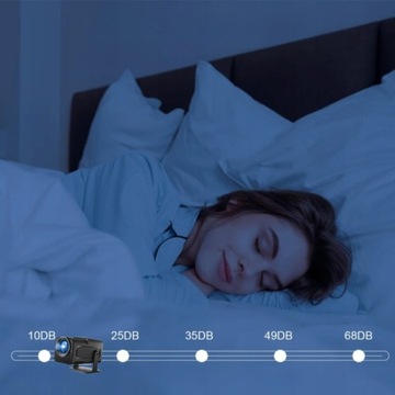 Проектор Проектор Android TV WiFi Bluetooth 4K Full HD Портативный поворотный