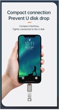 Lightning 8-контактный iPhone iPad — адаптер USB-A 3.0 OTG