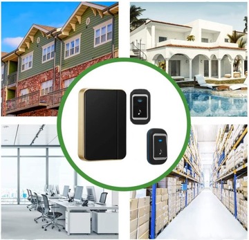 БЕСПРОВОДНОЙ ДВЕРНОЙ ЗВОНОК СИГНАЛИЗАЦИЯ 2 КНОПКИ