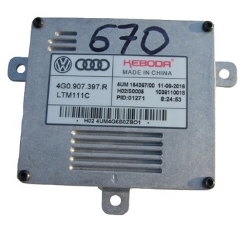 SEAT ALHAMBRA MODUŁ PRZETWORNICA XENON 4G0907397R
